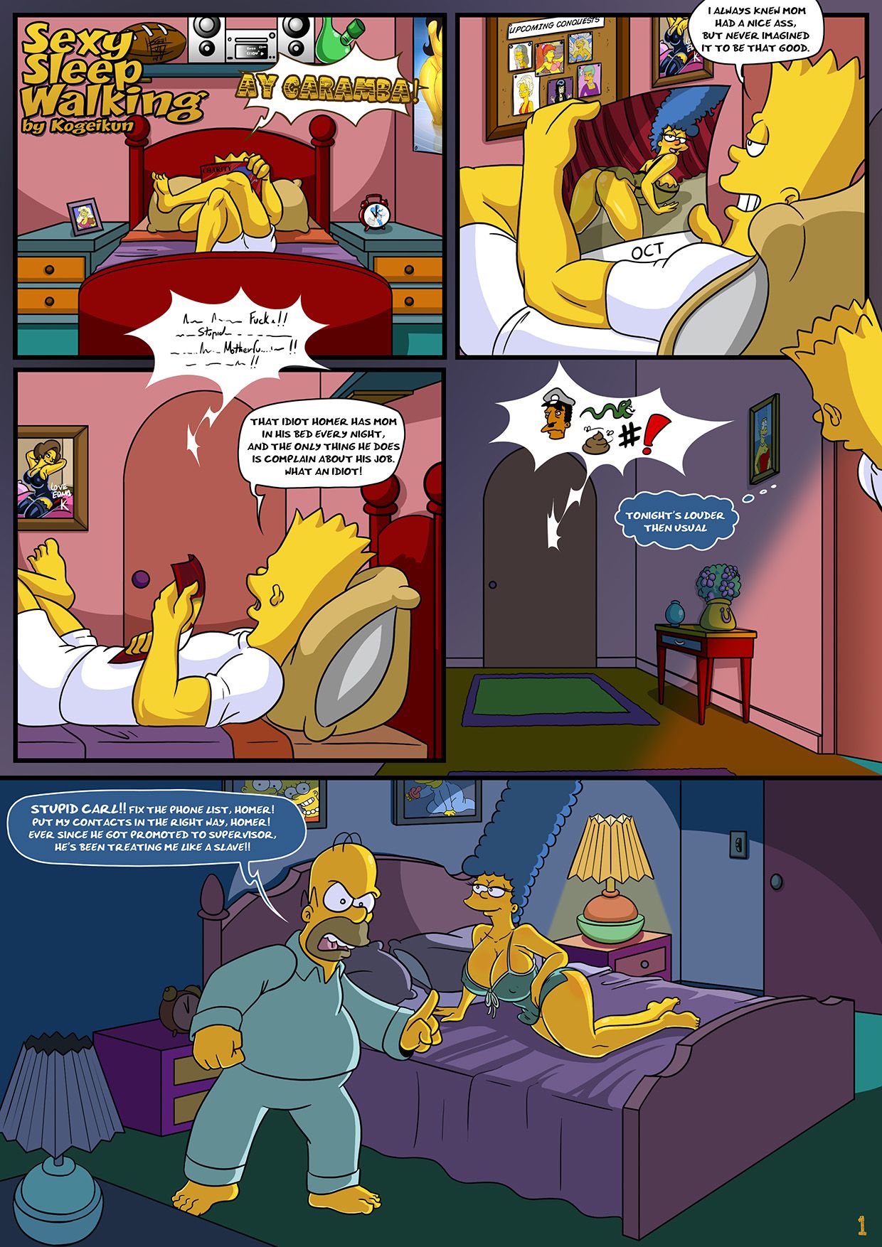 [Kogeikun] Sexy Sleep Walking (The Simpsons) (Ongoing) 2