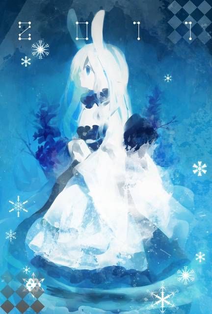 [55 sheets] Two-dimensional Erofeci image of snow and ice-based girl. 9 11