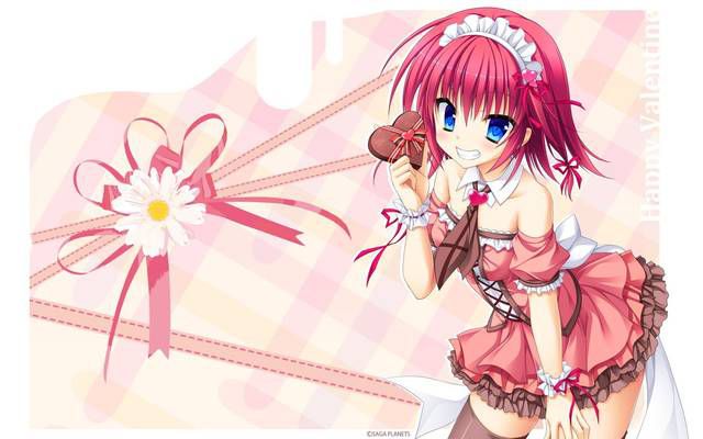 [74 photos] Two-dimensional, girls × chocolate image collection. 1 [Valentine] 18