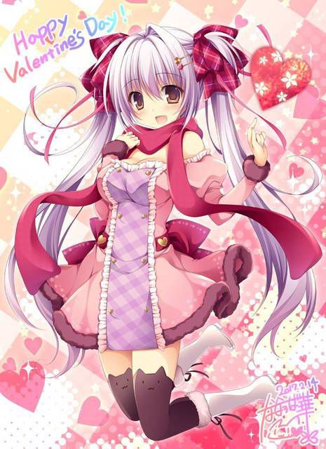 [74 photos] Two-dimensional, girls × chocolate image collection. 1 [Valentine] 52