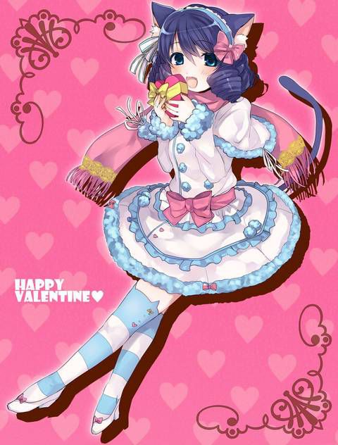 [74 photos] Two-dimensional, girls × chocolate image collection. 1 [Valentine] 67