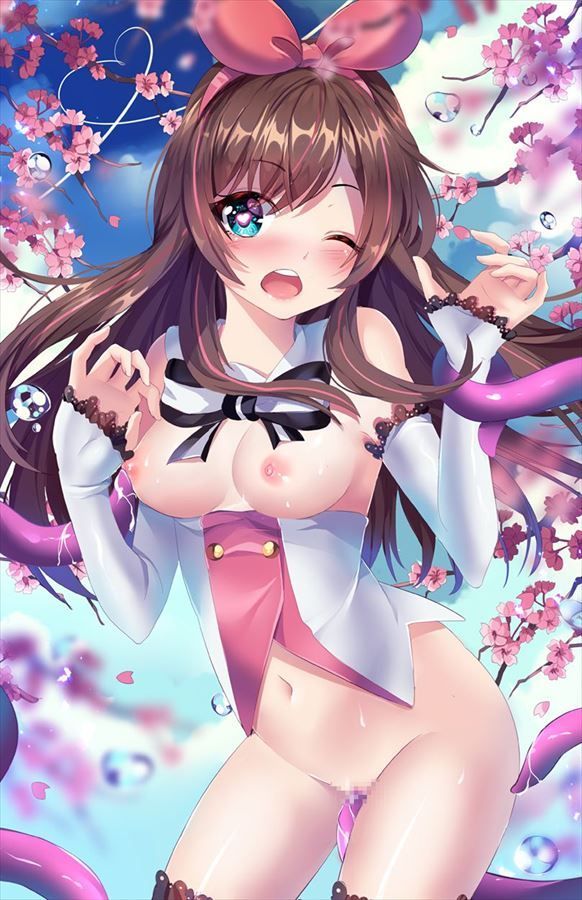 【Secondary】Kizuna Ai's etched image of a cute girl with a mechashiko 3