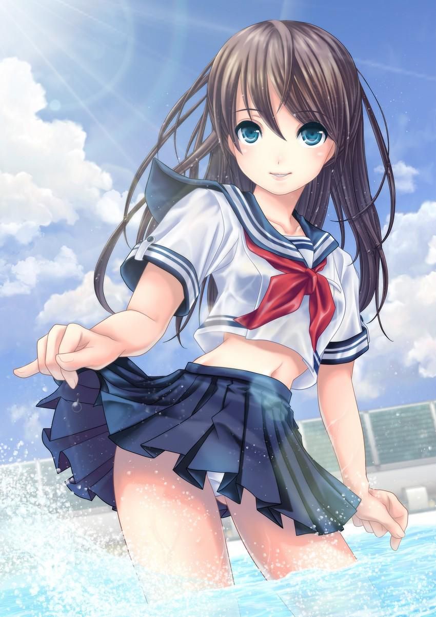 [Secondary, erotic image] You can also see the naughty image of a uniform girl if two-dimensional! part184 5