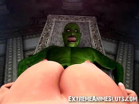 3D Babe Titfucks an Ogre! - 3 min 2