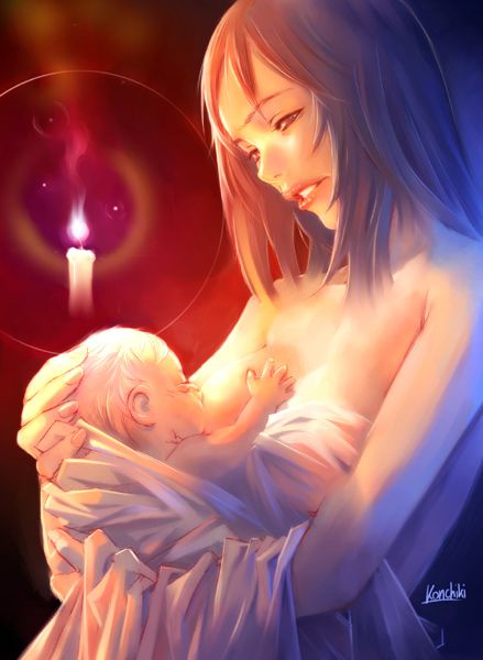 [Originally sacred sight] Mother breast feeding erotic images of baby breast 43