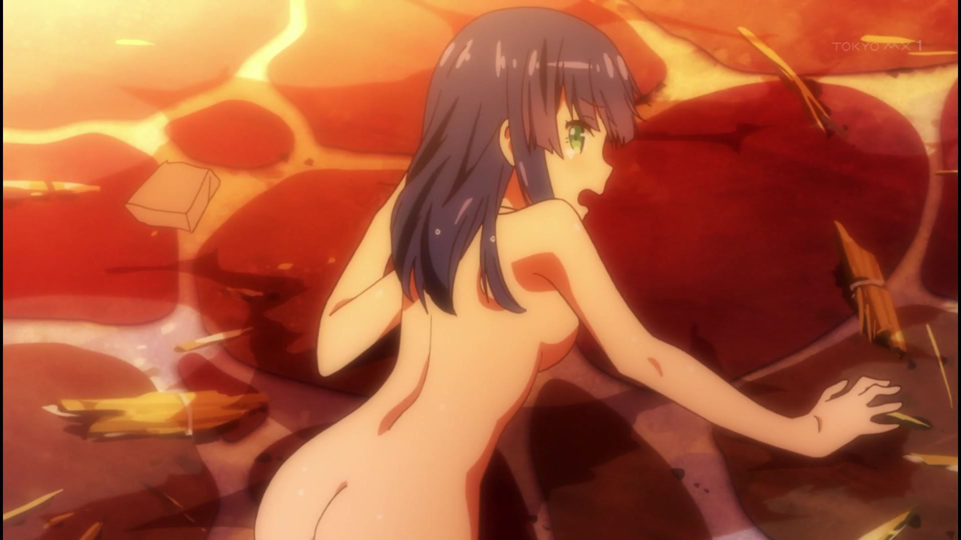 Erotic scene to Scurry in the nude full view of the girl in the anime [fairytale hen] 1 story! 8