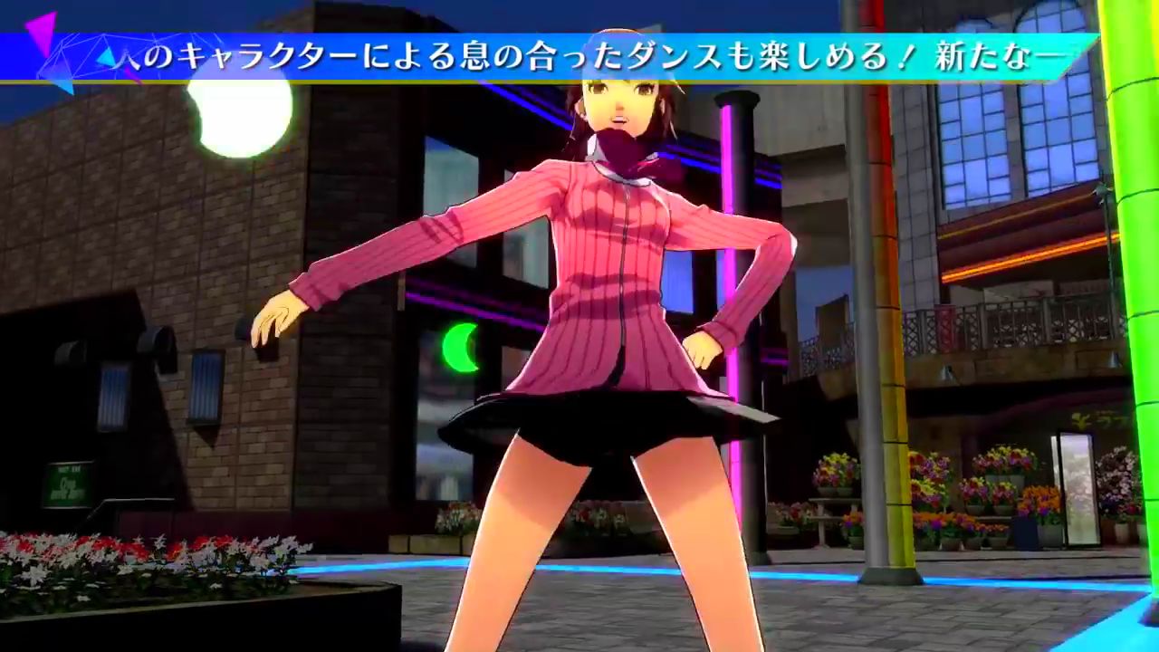 The result of peeping the skirt of the girl's erotic costume [Persona 3 dancing moon Night] 22