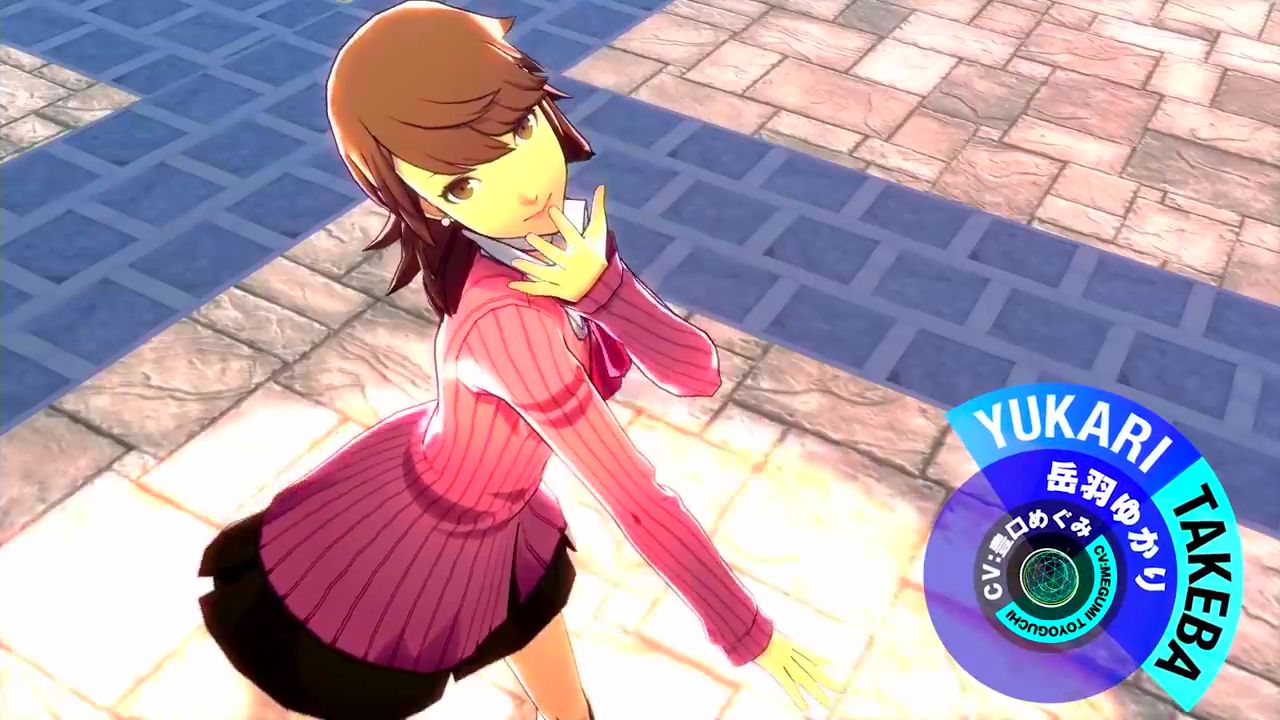 The result of peeping the skirt of the girl's erotic costume [Persona 3 dancing moon Night] 23