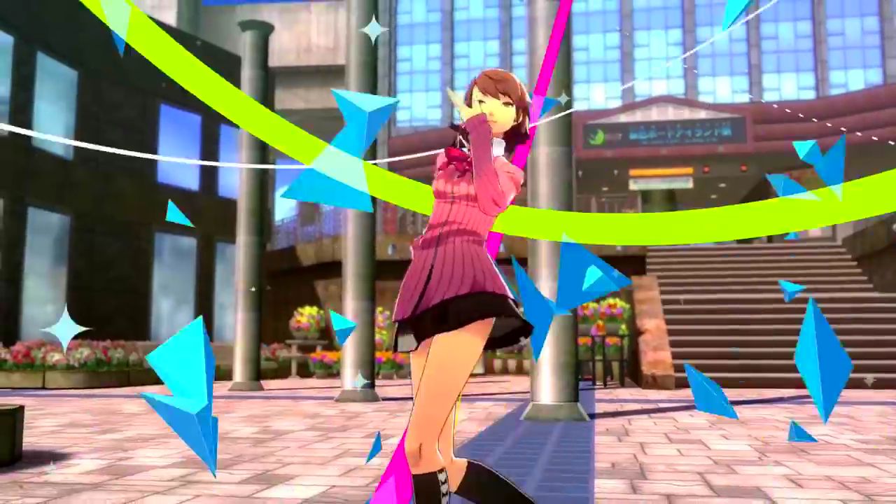 The result of peeping the skirt of the girl's erotic costume [Persona 3 dancing moon Night] 8