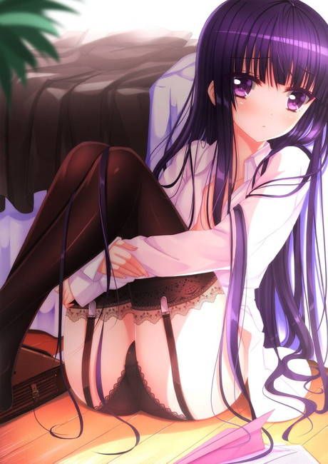 [50 two-dimensional] erotic image of the garter belt boring! Part30 [Thigh] 15