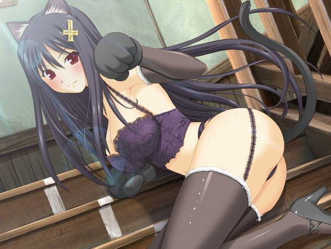 [50 two-dimensional] erotic image of the garter belt boring! Part30 [Thigh] 37