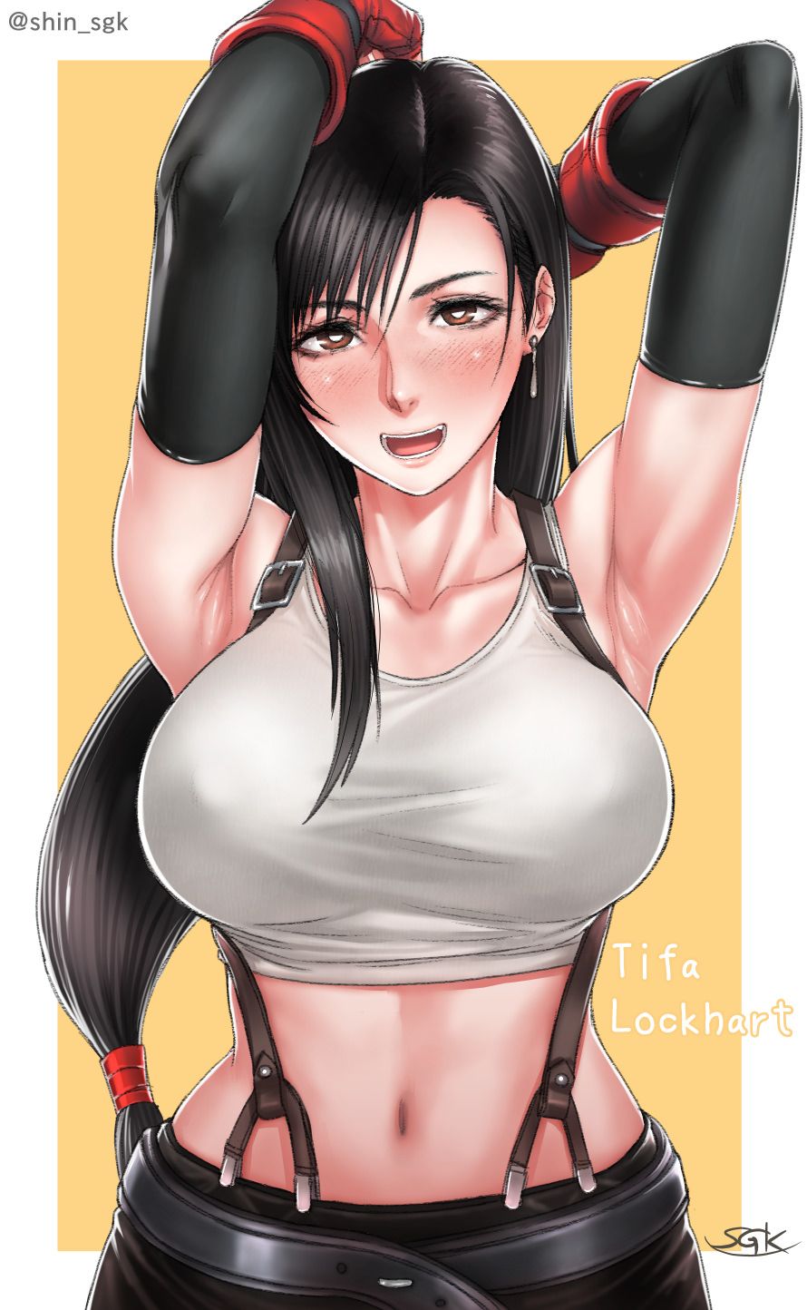 The most naughty female character in FF history is the trend of the wwwwwwww of Tifa Lockhart 7