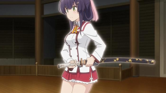 [Sword use Miko] first episode [Edge Point] Capture 134