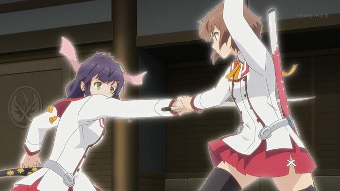 [Sword use Miko] first episode [Edge Point] Capture 137