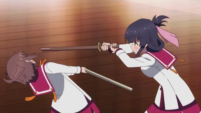 [Sword use Miko] first episode [Edge Point] Capture 15