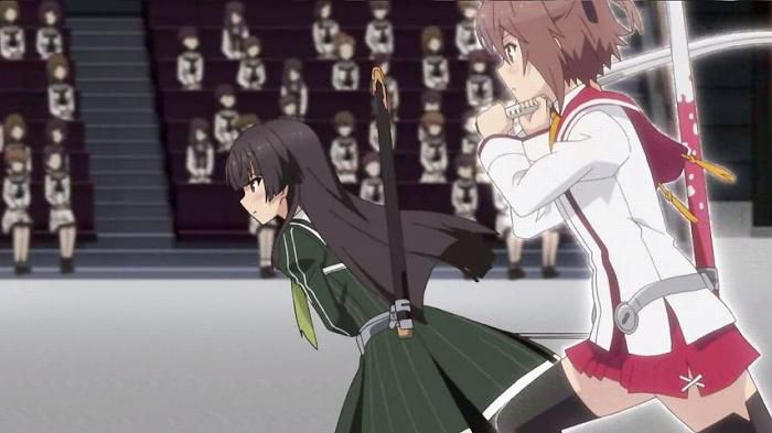 [Sword use Miko] first episode [Edge Point] Capture 165