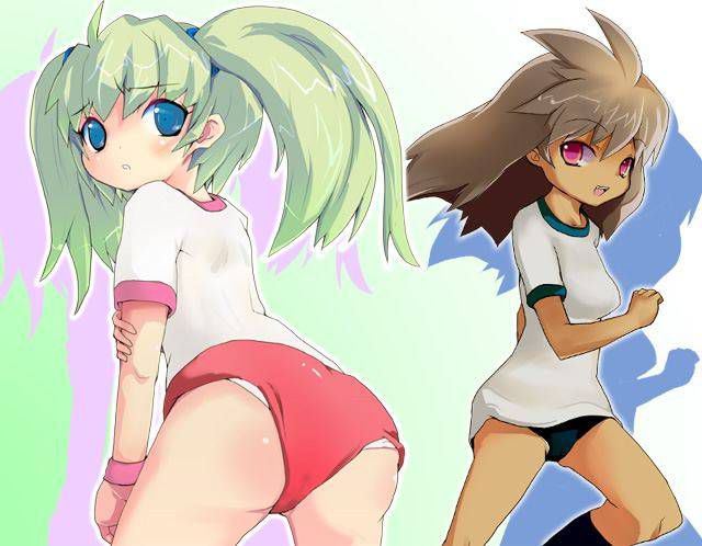 [56 pieces] two-dimensional, bloomers girl Erofeci Image Collection (* ´ totally '). 8 [Athletic Wear] 56