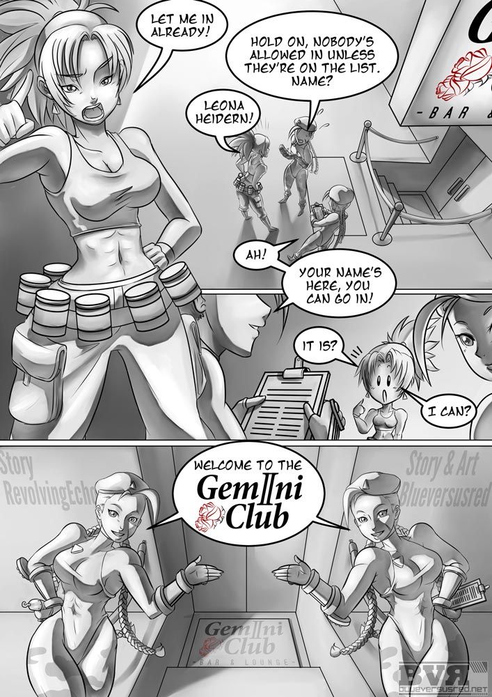 [BlueVersusRed] The Gemini Club Ch. 1-2 (Street Fighter) [Ongoing] 2