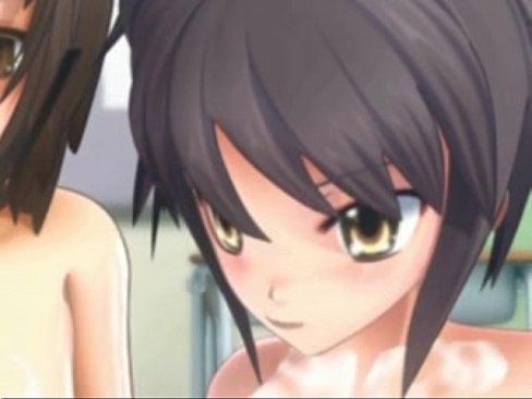 Haruhi Suzumiya 4some 3D - 9 min 23
