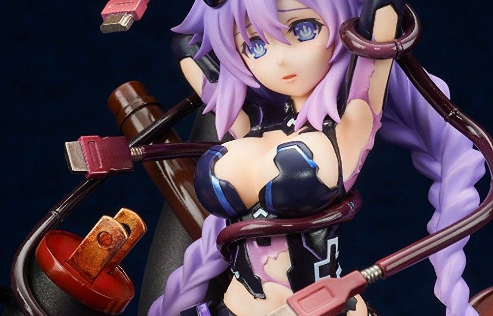 Erotic figure of state that is torn clothes in erotic tentacles of [Neptune] Purple Heart! 1