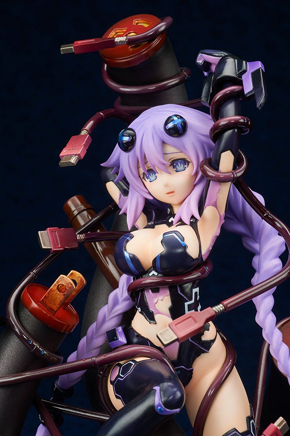 Erotic figure of state that is torn clothes in erotic tentacles of [Neptune] Purple Heart! 13