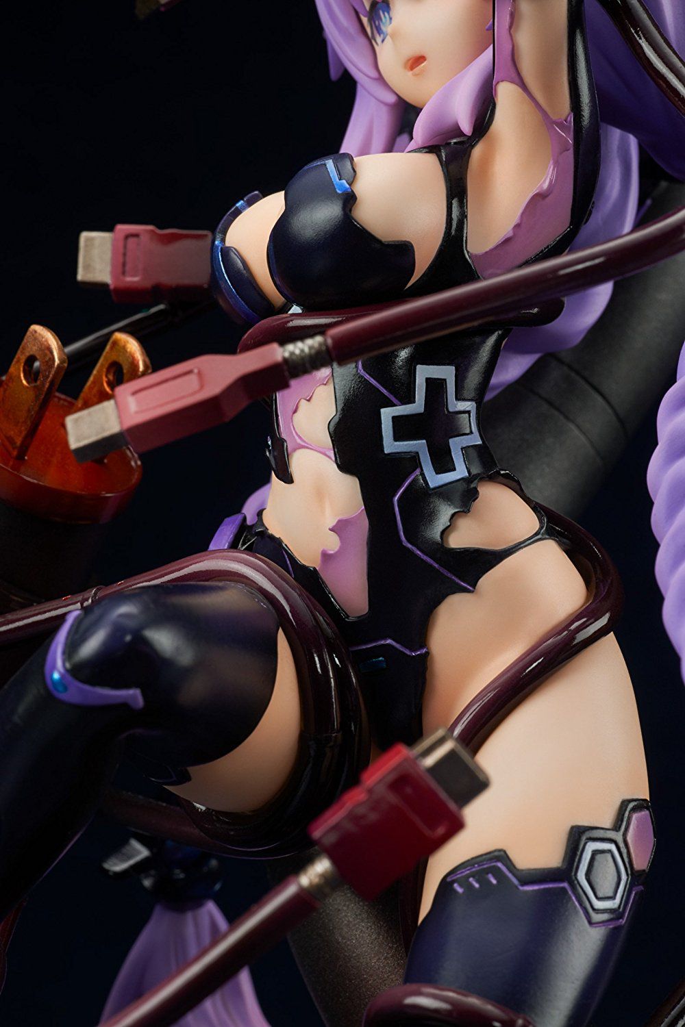 Erotic figure of state that is torn clothes in erotic tentacles of [Neptune] Purple Heart! 18