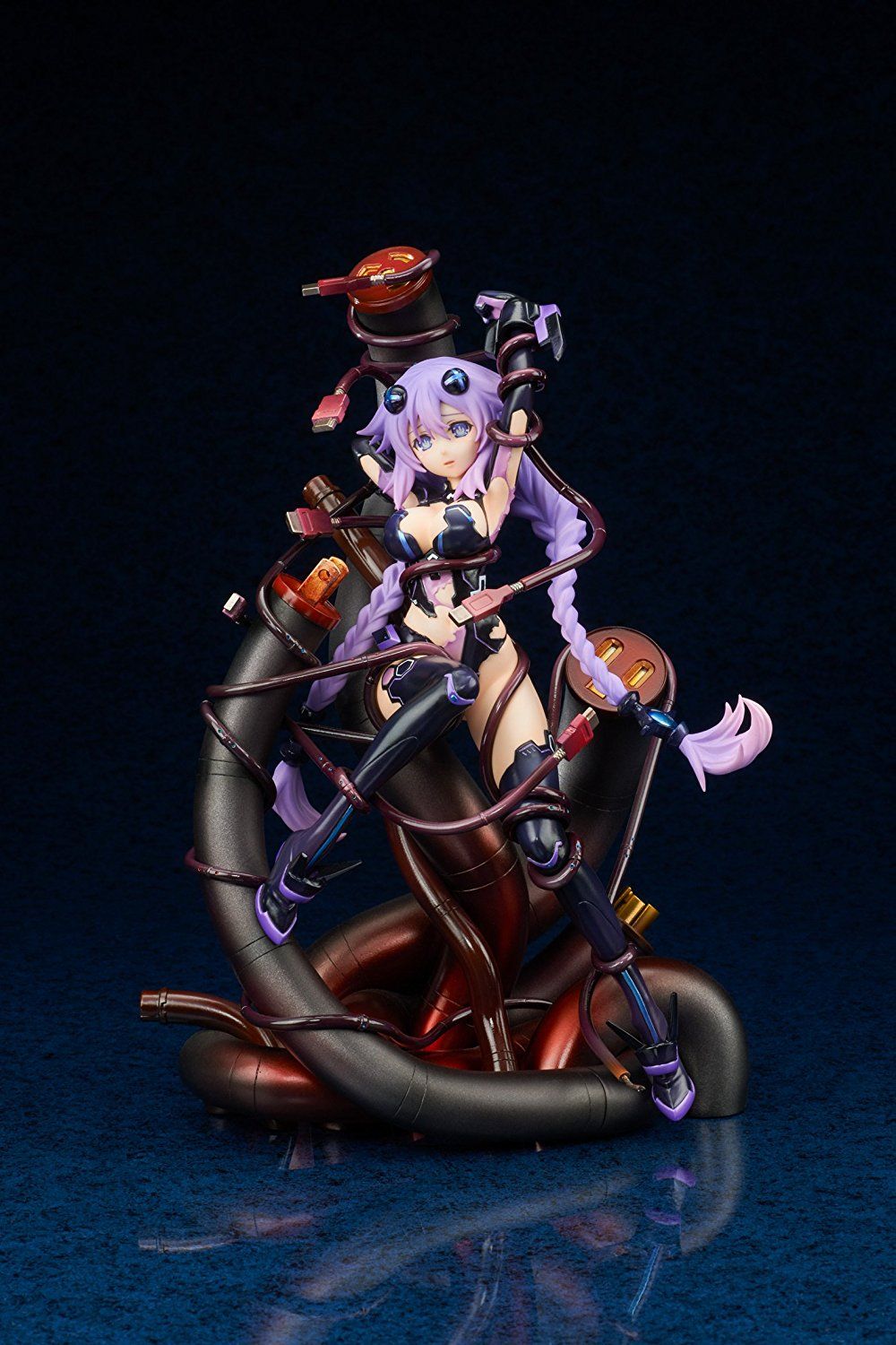 Erotic figure of state that is torn clothes in erotic tentacles of [Neptune] Purple Heart! 2