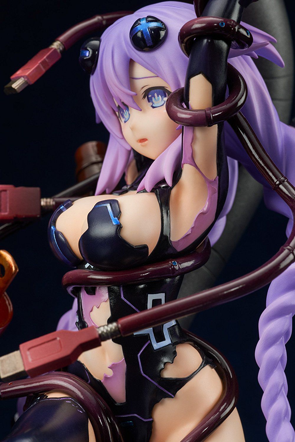 Erotic figure of state that is torn clothes in erotic tentacles of [Neptune] Purple Heart! 23