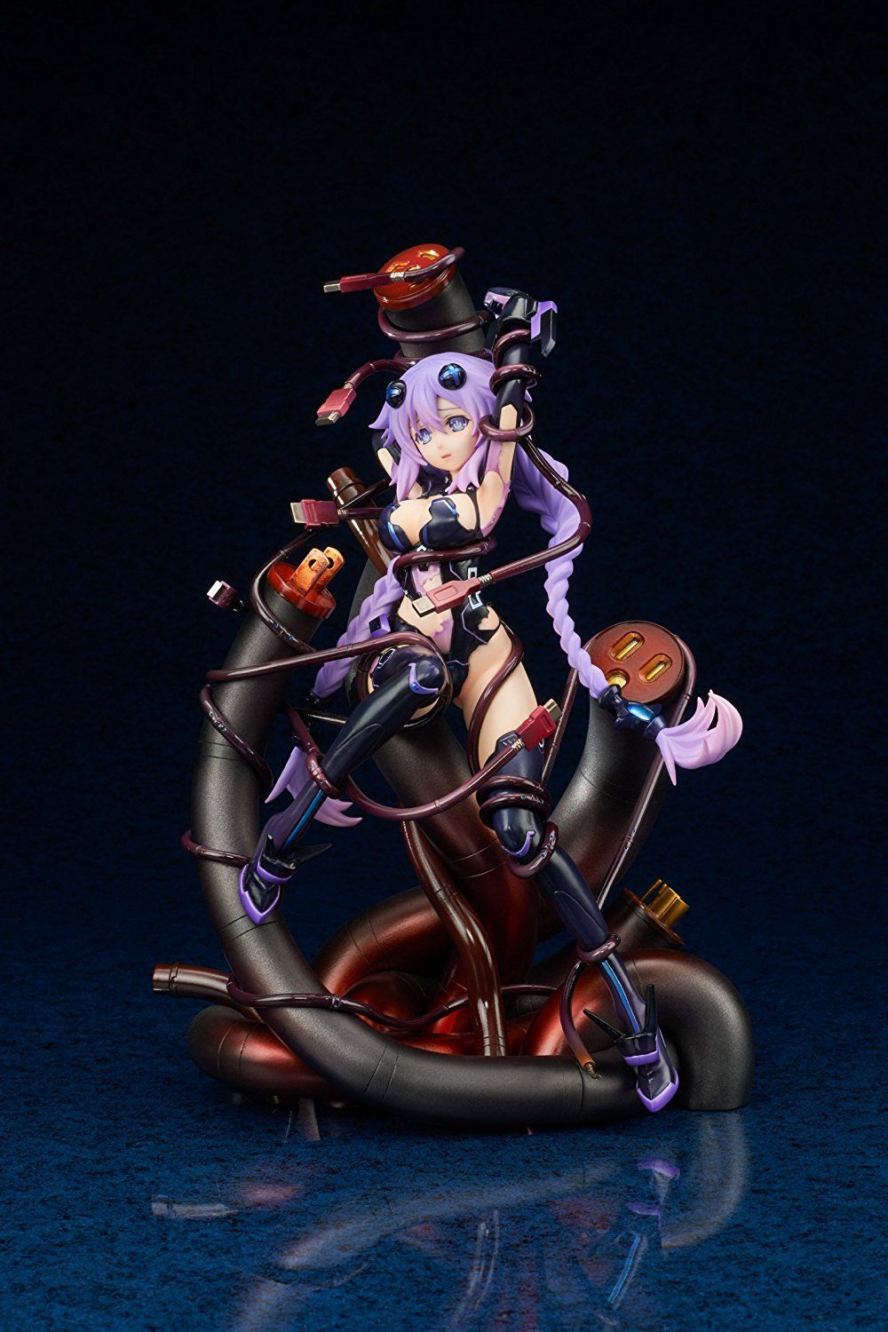 Erotic figure of state that is torn clothes in erotic tentacles of [Neptune] Purple Heart! 3