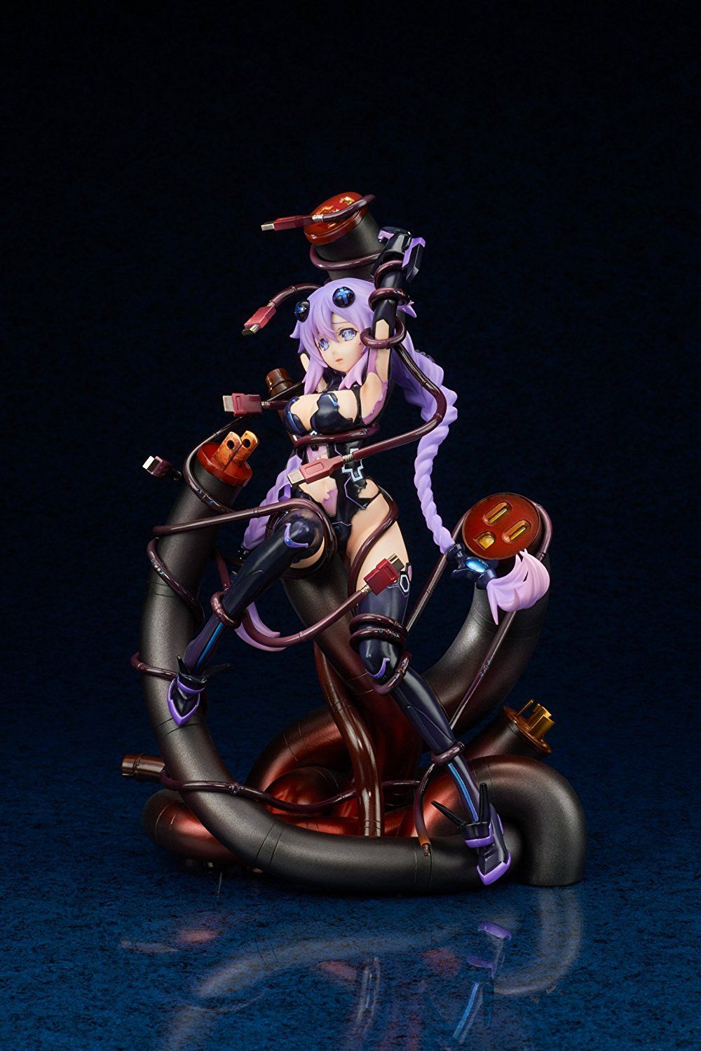 Erotic figure of state that is torn clothes in erotic tentacles of [Neptune] Purple Heart! 4