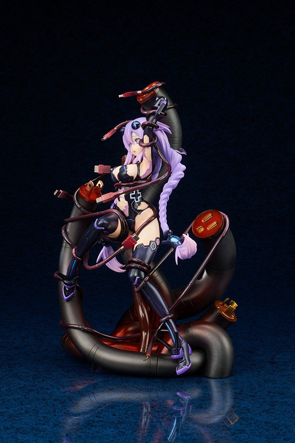 Erotic figure of state that is torn clothes in erotic tentacles of [Neptune] Purple Heart! 5