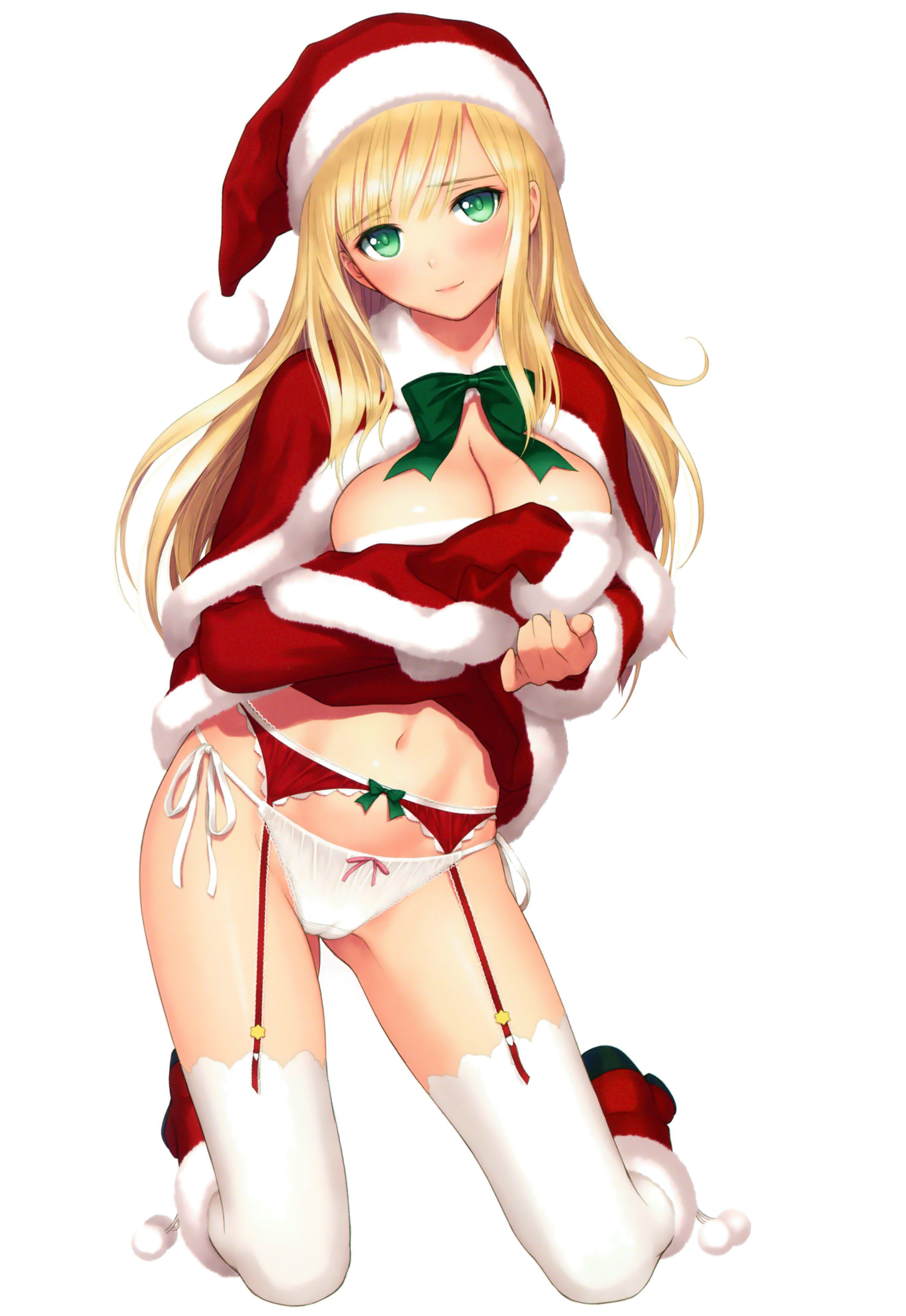 I forgot... because today is Christmas... Busty Santa Secondary Erotic Images 20