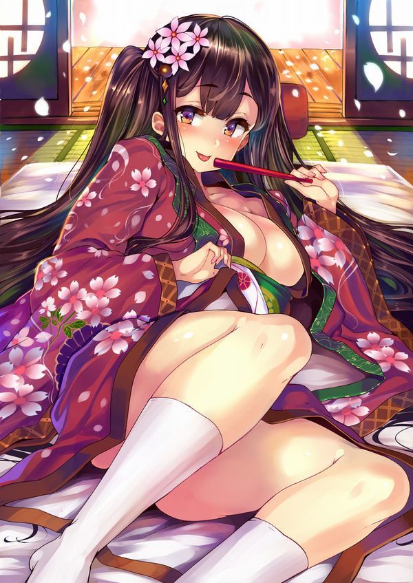 【Secondary erotica】 Erotic image summary where you can enjoy the skimpy figure of girls in Japanese clothes 29