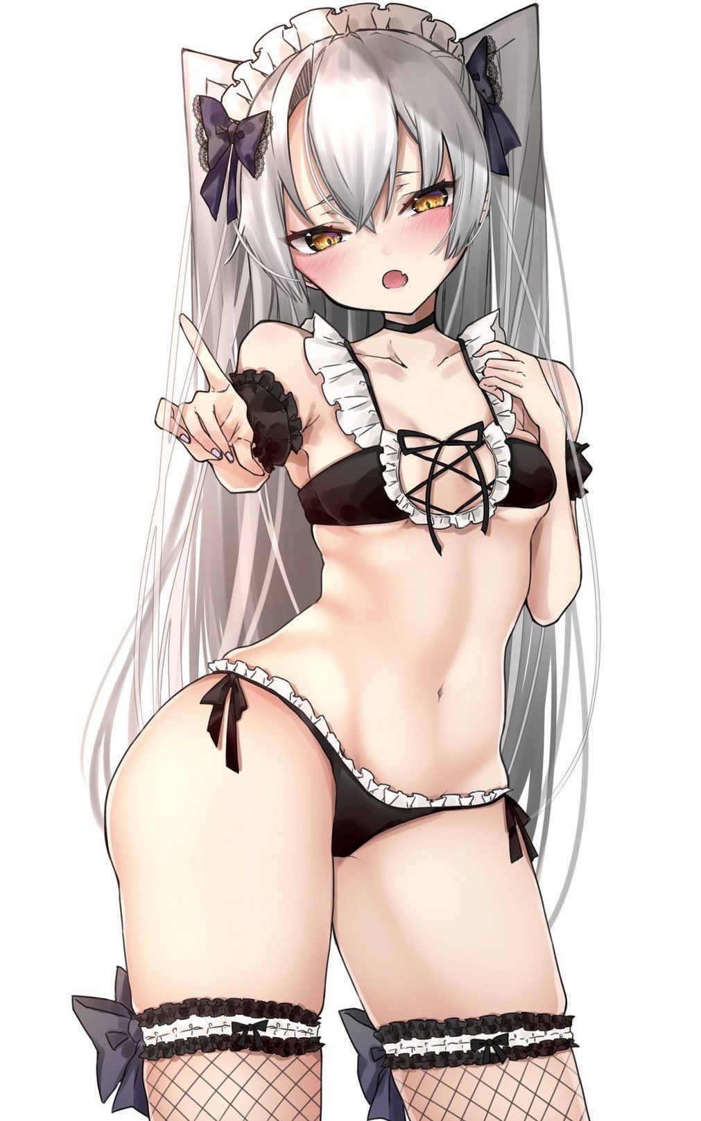 From bunny girl fishnet stockings to kunoichi chains. Naughty amiami ♪ coloring girls 23