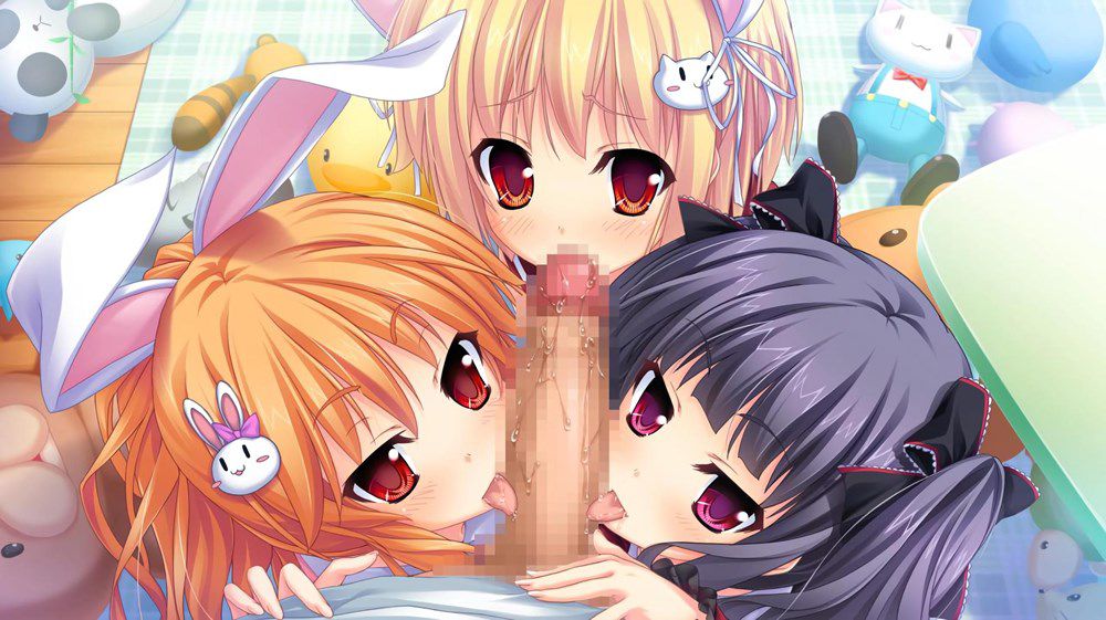 Get an obscene image of a nasty harem! 5