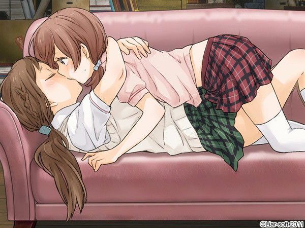 Watch the free CG erotic images &amp; Trial version dl of Yuri Spirits on the rooftop full chorus! 13