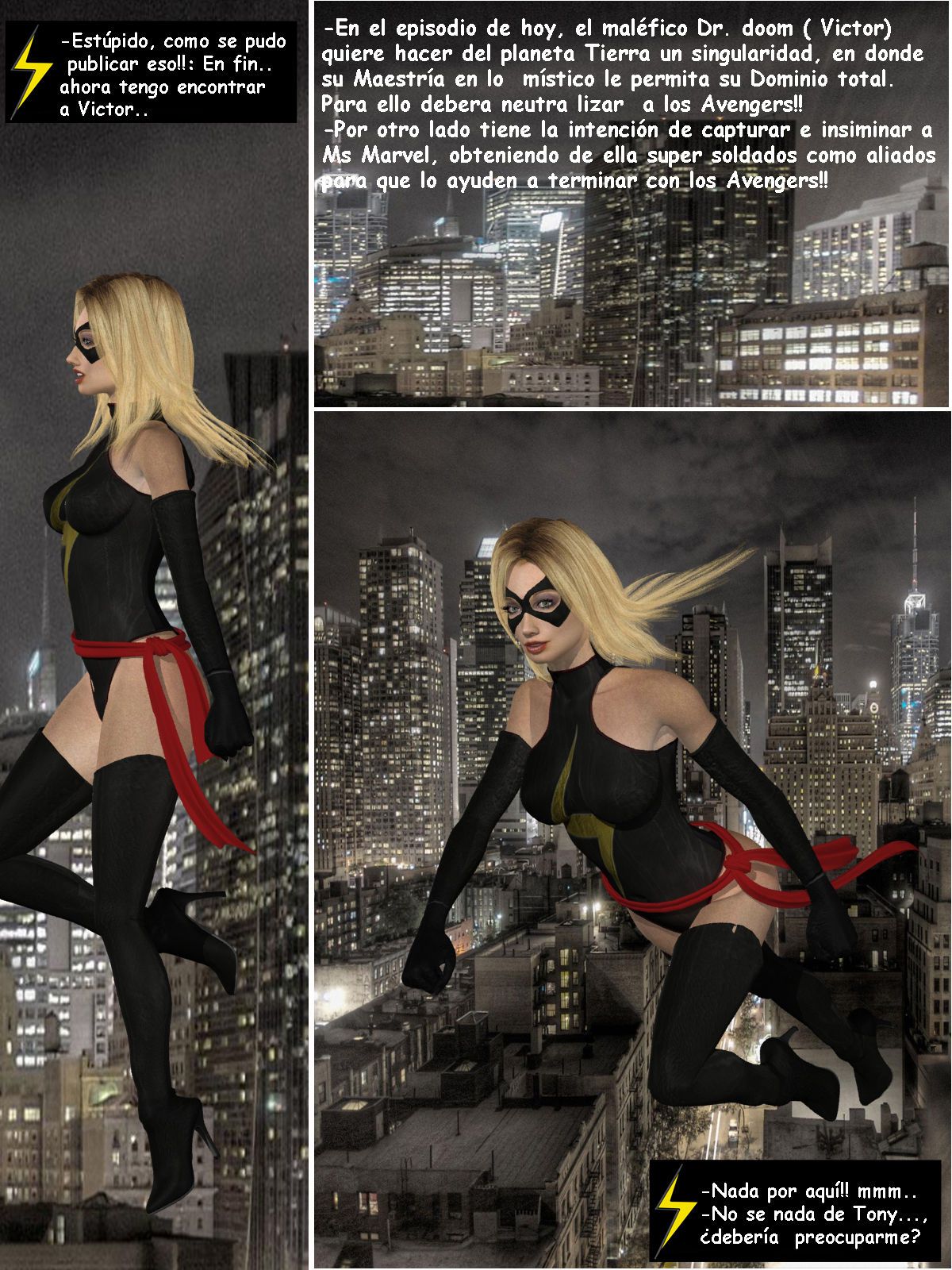 Superheroines XXX by Argento (Spanish) 2