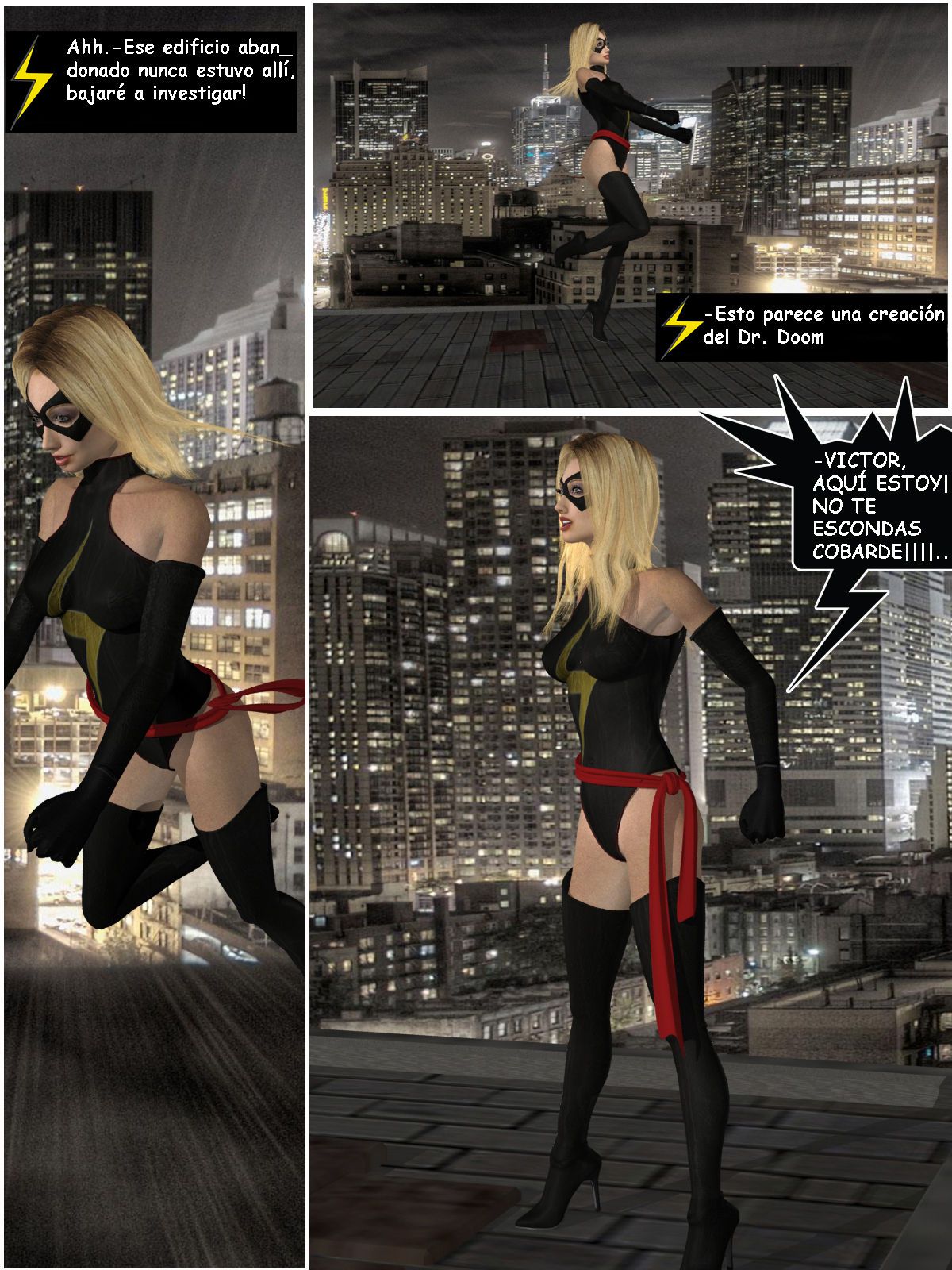 Superheroines XXX by Argento (Spanish) 3