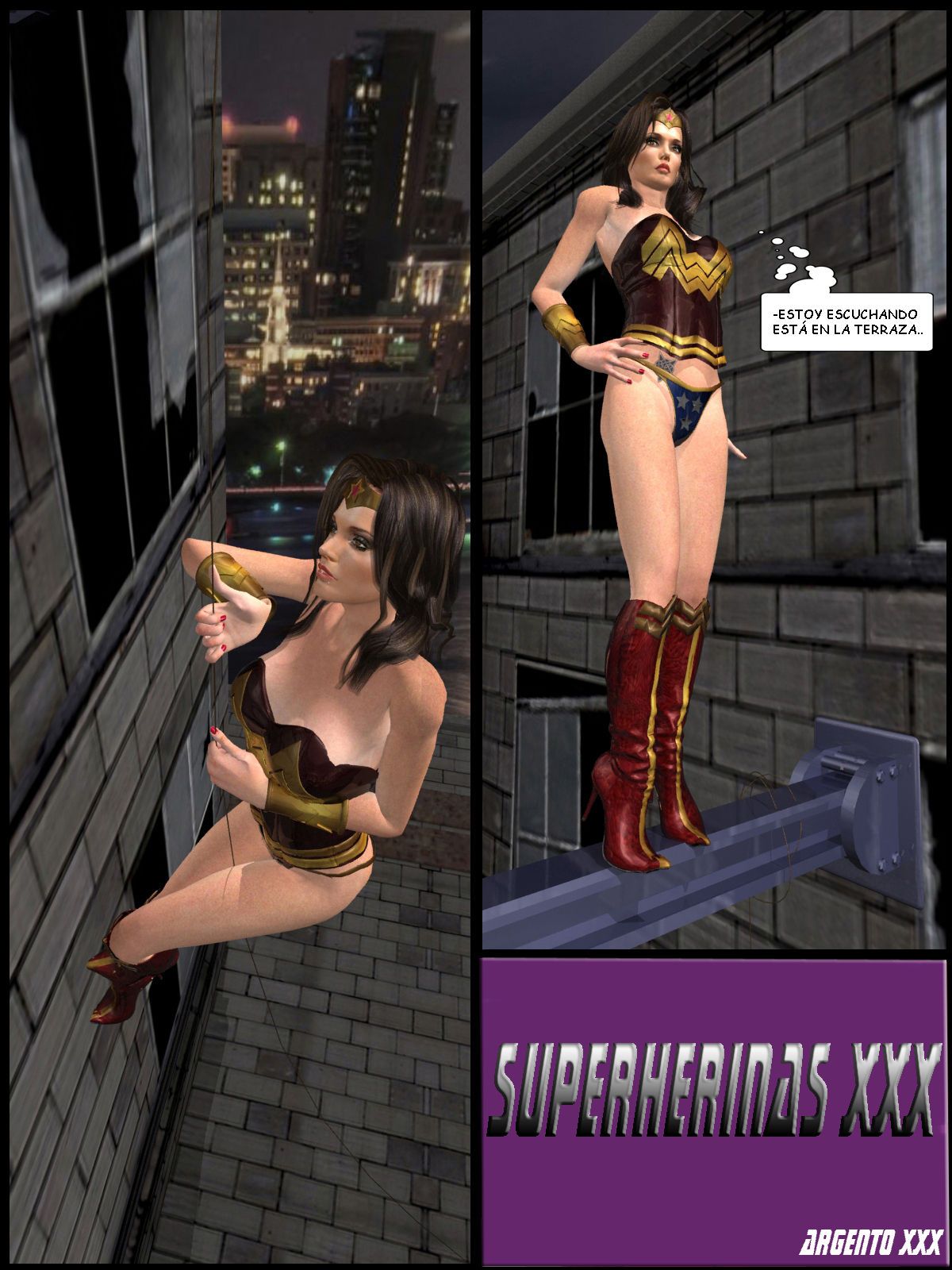 Superheroines XXX by Argento (Spanish) 32