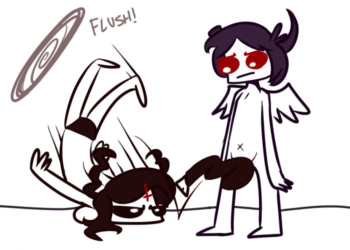 [leathericecream] The Twelve Tasks of Eve (The Binding of Isaac) 100