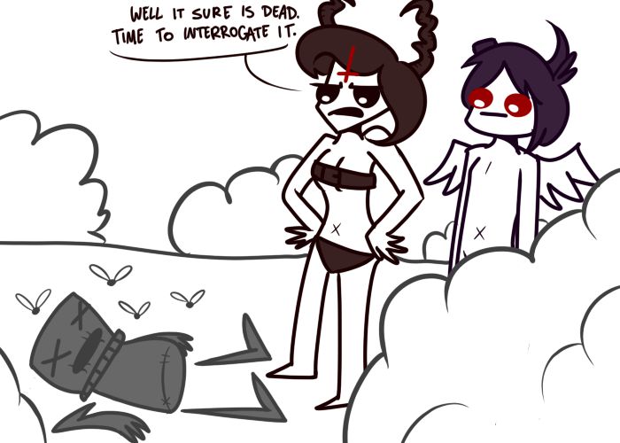 [leathericecream] The Twelve Tasks of Eve (The Binding of Isaac) 104