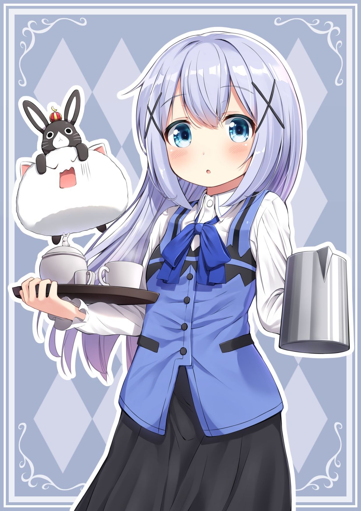 [Secondary ZIP] (chino) image of Chino-chan (incense style) 100 pieces of heart to come hopping is the rabbit order? 》 54