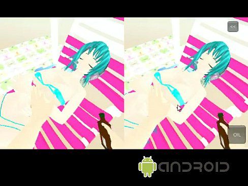 MMD ANDROID GAME miki kiss VR - 2 min 12