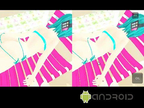 MMD ANDROID GAME miki kiss VR - 2 min 18