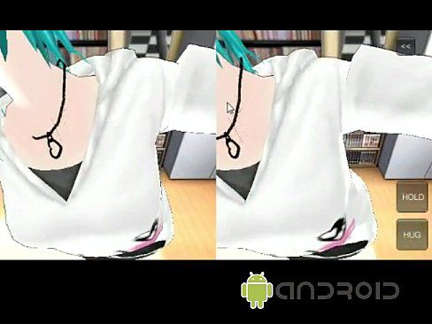 MMD ANDROID GAME miki kiss VR - 2 min 27