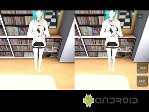 MMD ANDROID GAME miki kiss VR - 2 min 29