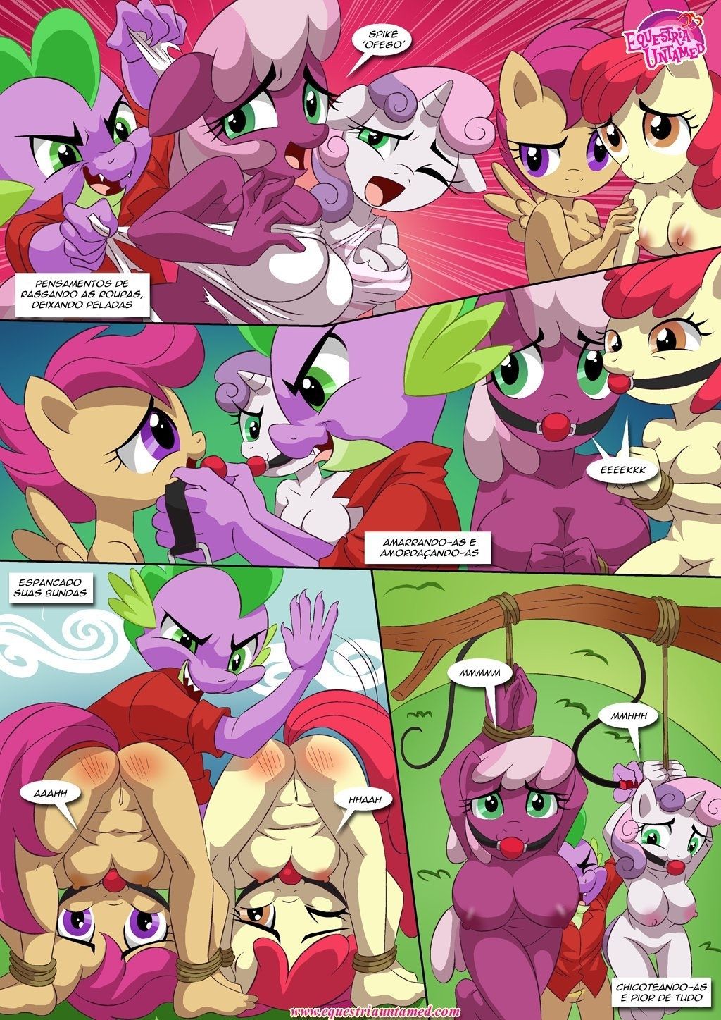 [Palcomix] Sex Ed with Miss Twilight Sparkle (My Little Pony Friendship Is Magic) [Portuguese] 7