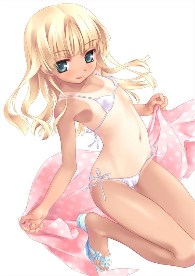 Hentai swimsuit that does not fit with the size of the body clearly [secondary erotic] 6