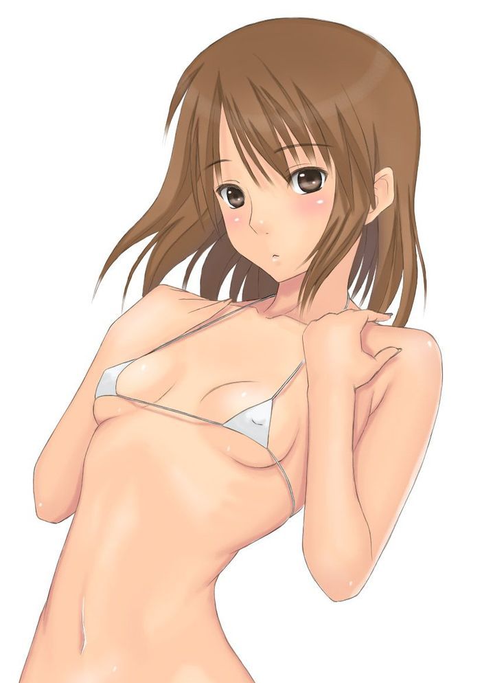 Hentai swimsuit that does not fit with the size of the body clearly [secondary erotic] 9