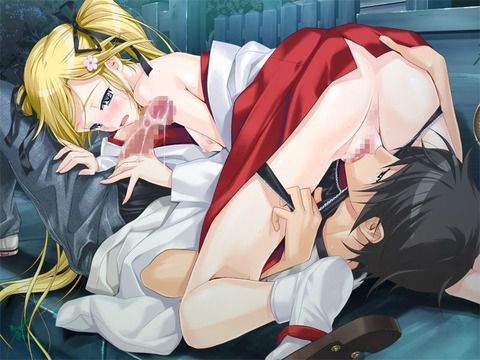 【Erotic Anime Summary】 Beautiful Girls and Beautiful Girls Who Feel Good in Six Nine【35 Photos】 17